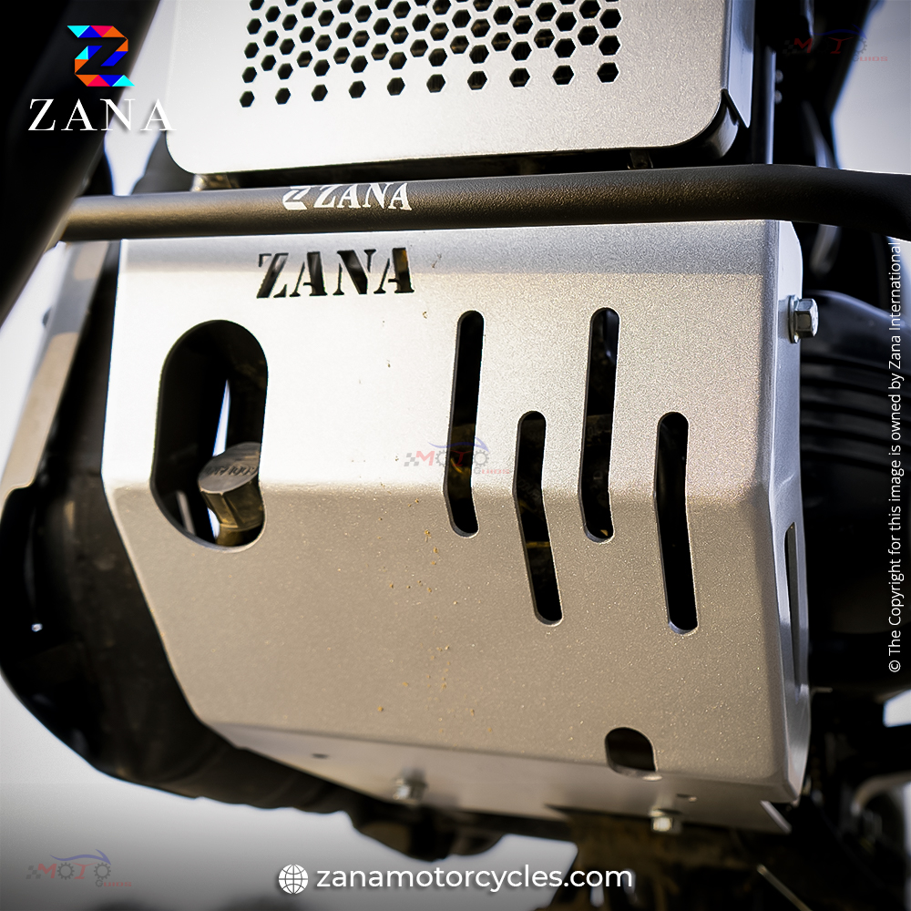 Zana- YEZDI ADVENTURE BASH PLATE SILVER (ALUMINIUM)